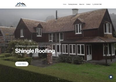 Holcroft Roofing Website Homepage