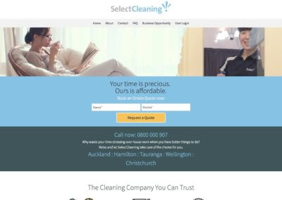 Select Cleaning website